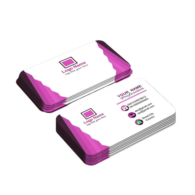 Création de cartes de visite 