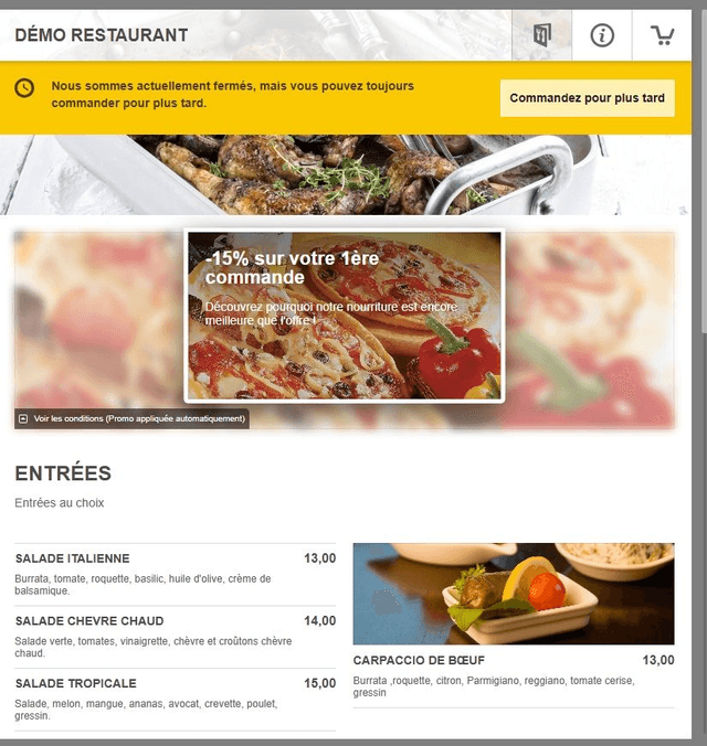 Logiciel restaurant